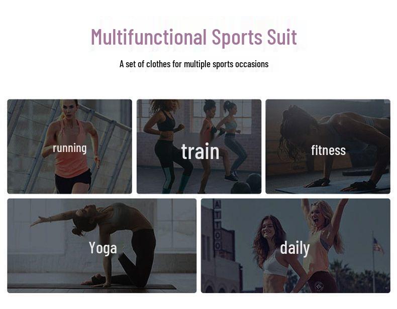 Women's High-End Quick-Dry Sports Suit: Spring/Summer 2026 Yoga & Running Wear