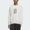 Adidas Wuji Series Sweatshirts Men's Track Gray Crew Neck Moderate Regular IP4948