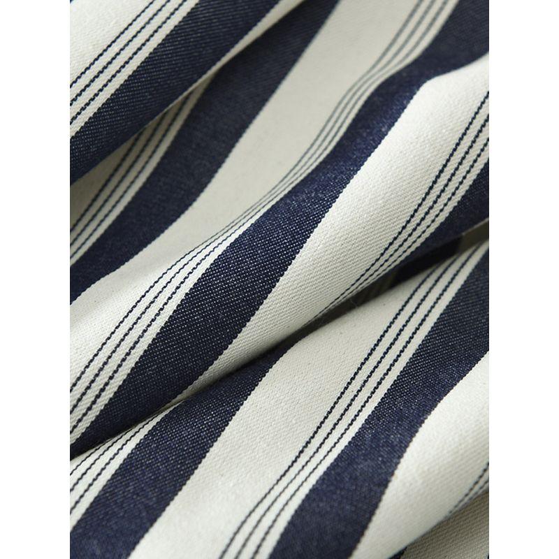 Spring and Autumn Fashion Hong Kong Style Long Sleeve Shirt Men Japanese Style Stripe Loose Leisure All-Matching Shirt Outwear Tide New Arrival