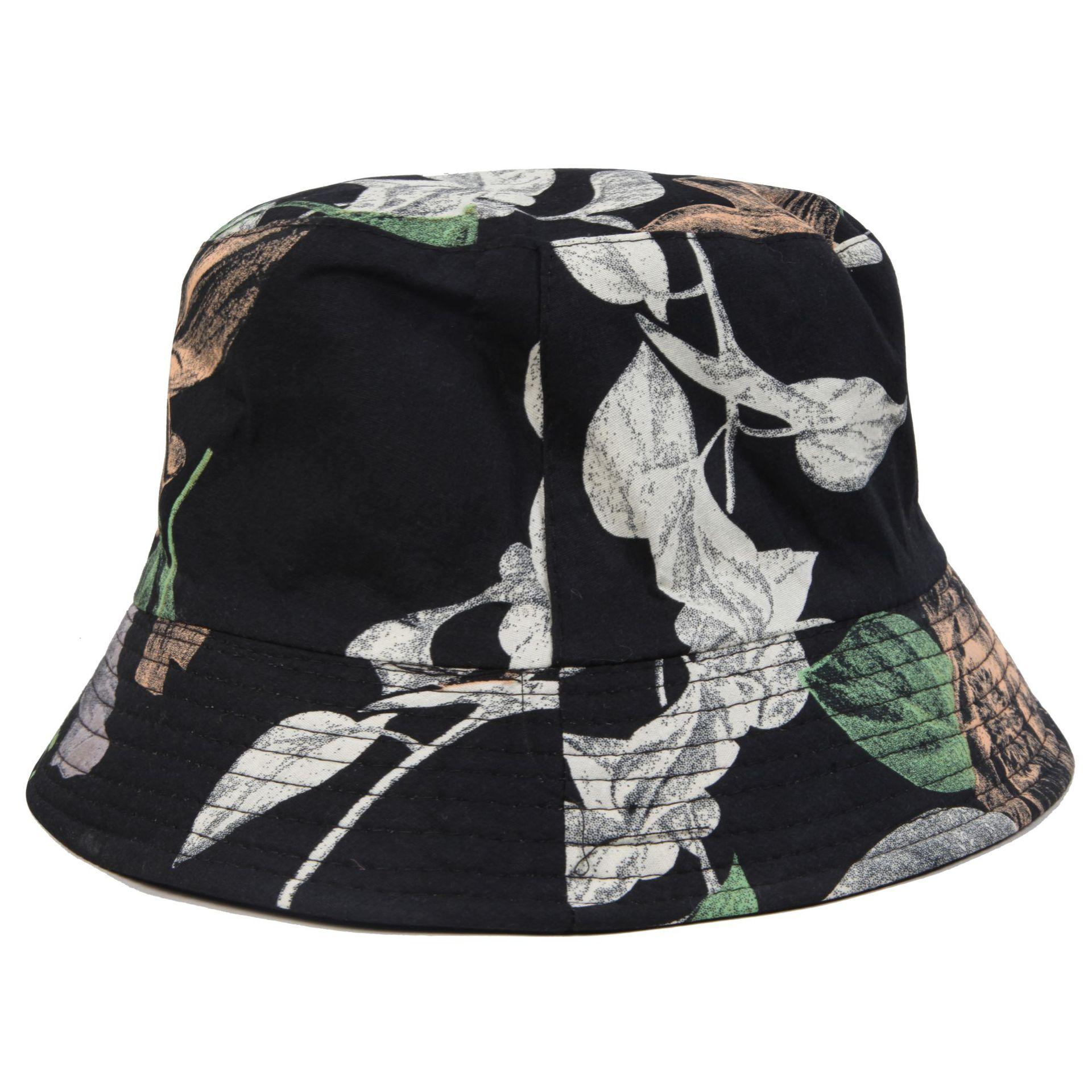 

Versatile Style Hat Leaf Pattern Womens Sunshade Hatscaps Fishermans чорний