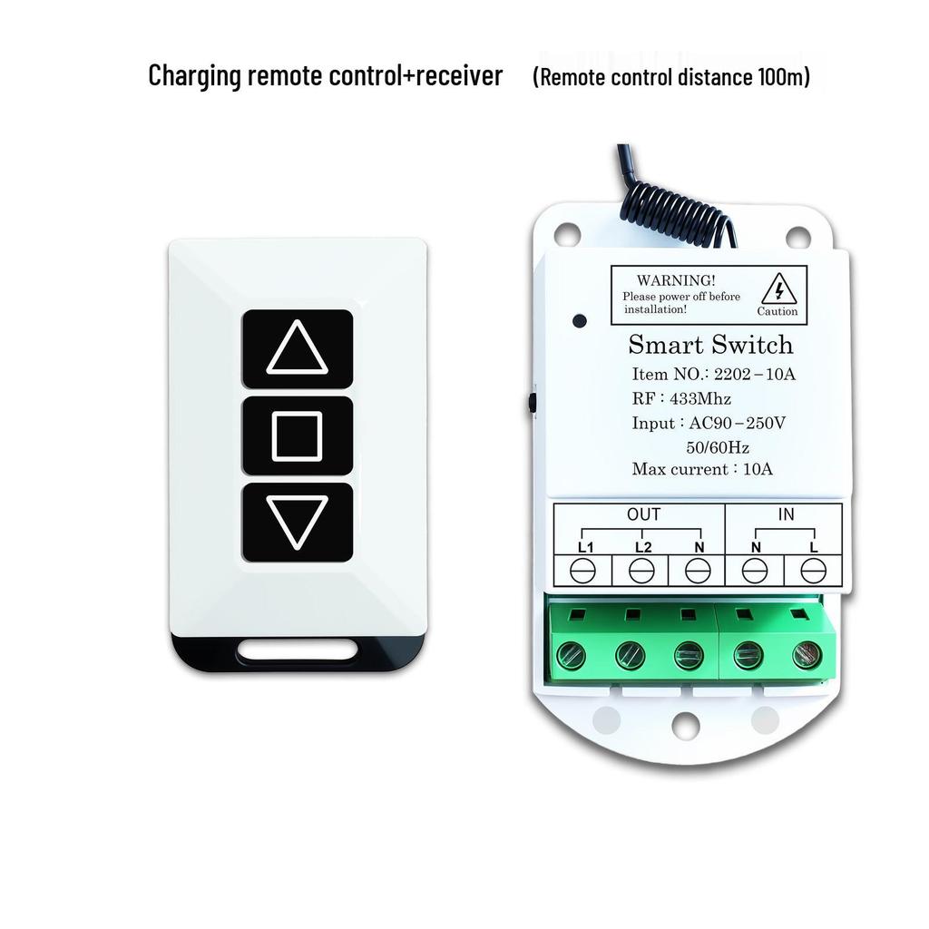 Intelligenter 220V Funk-Fernschalter für motorisierte Vorhänge & Türen