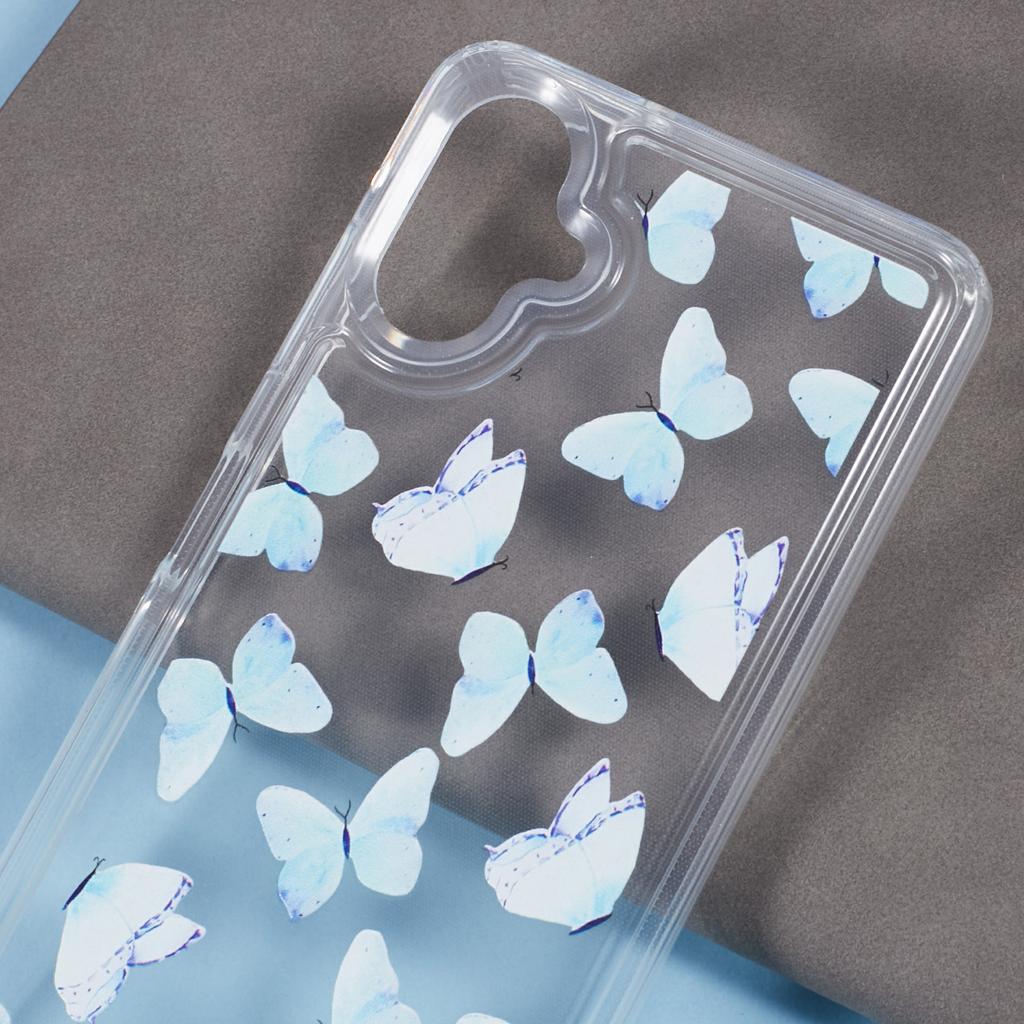 For Samsung Galaxy A06 4G Case Anti-Drop Airbag Butterfly Pattern Printing TPU Phone Cover
