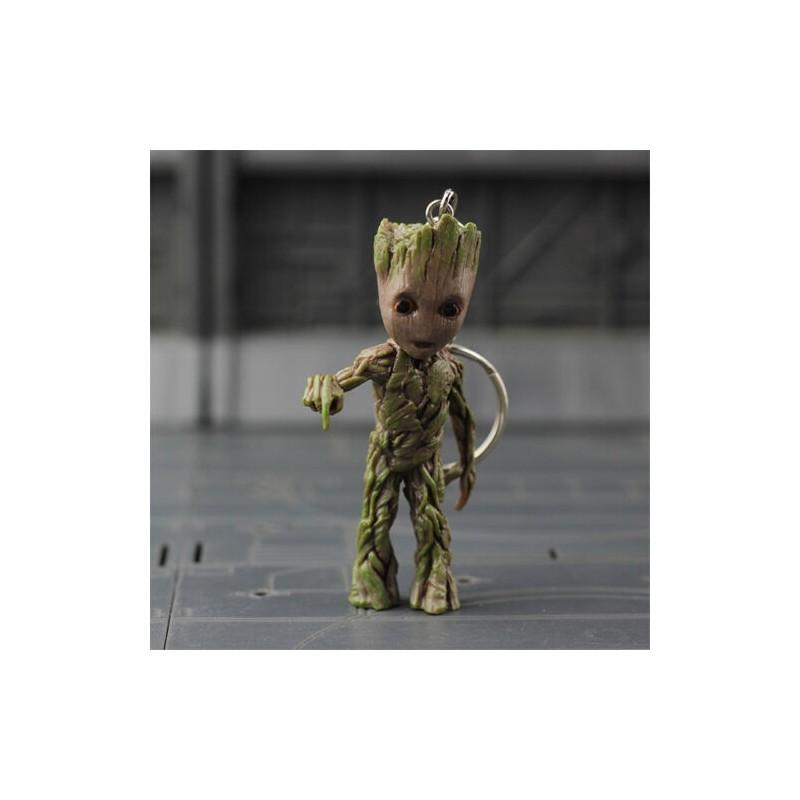 Guardians Of The Galaxy Baby Groot Hand Pvc Key Chain Figurine With Retail Box