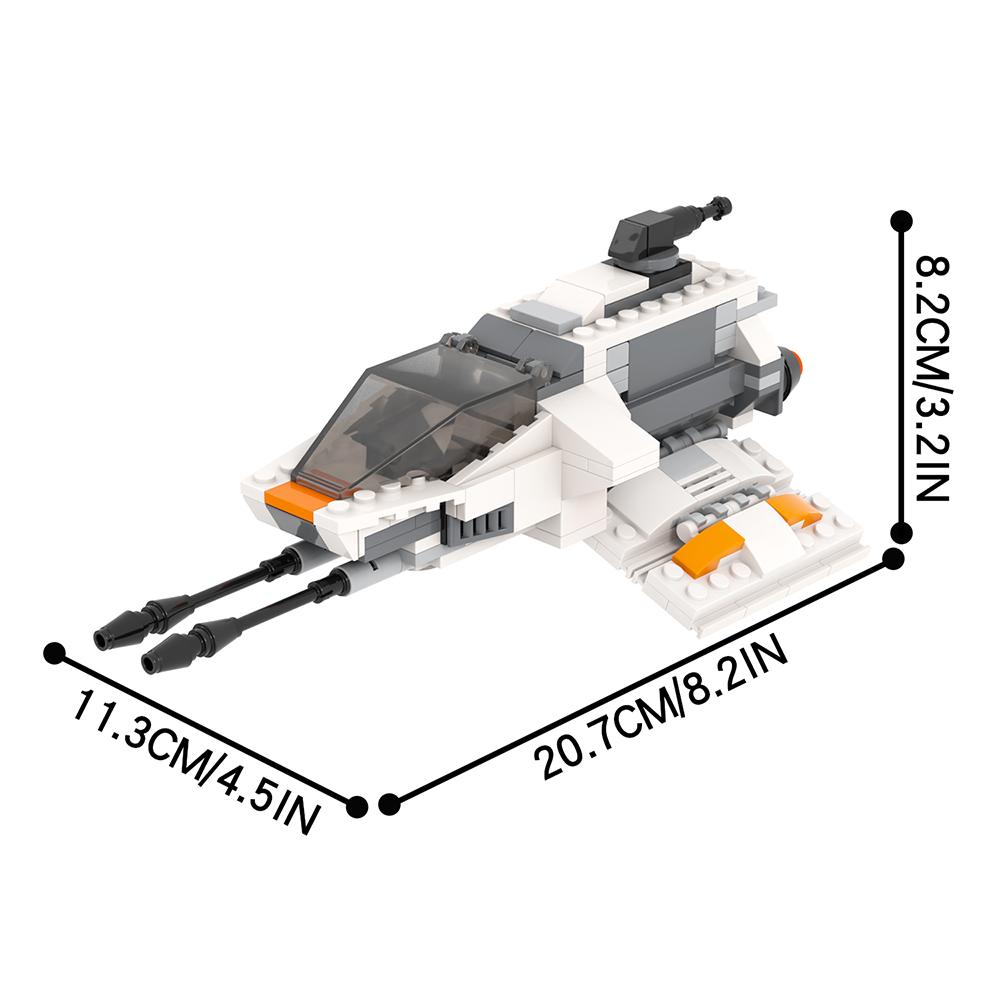 

MOOXI Космічні війни Аерокрафт MOC Модель Цегла DIY Діорама Дорослі Дитячі Іграшки Набір Будівельних Блоків Монтессорі Подарунки Кімнатна Декорація