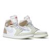 Womens Air Jordan 1 High Zoom Comfort 'Olive Aura' (women's Sizes) White / Olive Aura / Khaki / Grey Heather Vintage Basketball Shoes CT0979 102