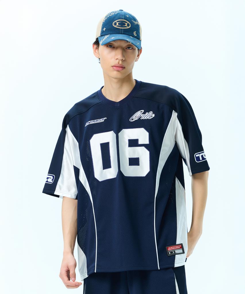 CRITIC Progear Mesh Graphic Set Up T-Shirts Navy