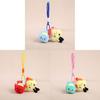 Creative House And Car Plush Keychain With Pp Cotton Filling For Girls Bag Decor