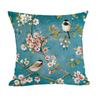 Vintage Style Hand-Painted Floral Velvet Pillowcase
