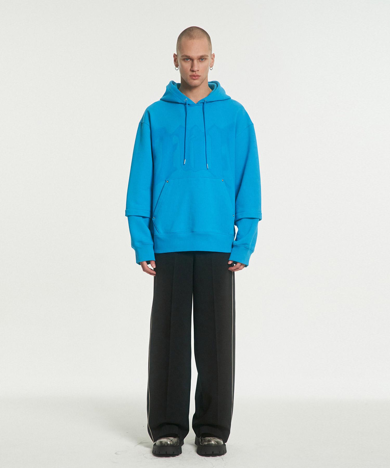 Mea Hoodie W/Layered Sleeves [Blue] Blue/1