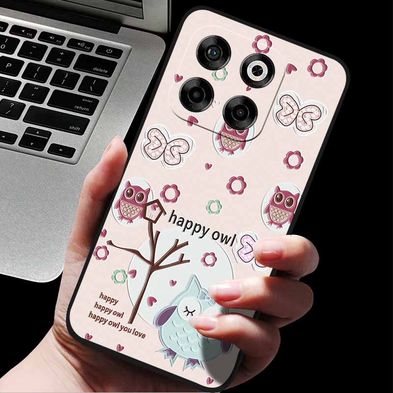 For ZTE Blade V70/Axon 70 3D Relief Flower Emboss Soft Silicone Back Cover For ZTE Nubia V70 Relief Emboss Case ZTE Blade V70 70