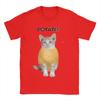 Potato Cat Creative Patato Printed Summer Funny Women's Round Neck Short Sleeved T-shirt Top Clothing