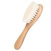 Grooming Comb   Baby Comb Brush, Multifunction Natural Goat Hair Comb, Infant Hair Massage for Baby At Home