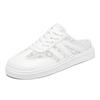 Women White Clogs Summer Comfortable Lightweight Non Slip Breathable Flat Walking Shoes