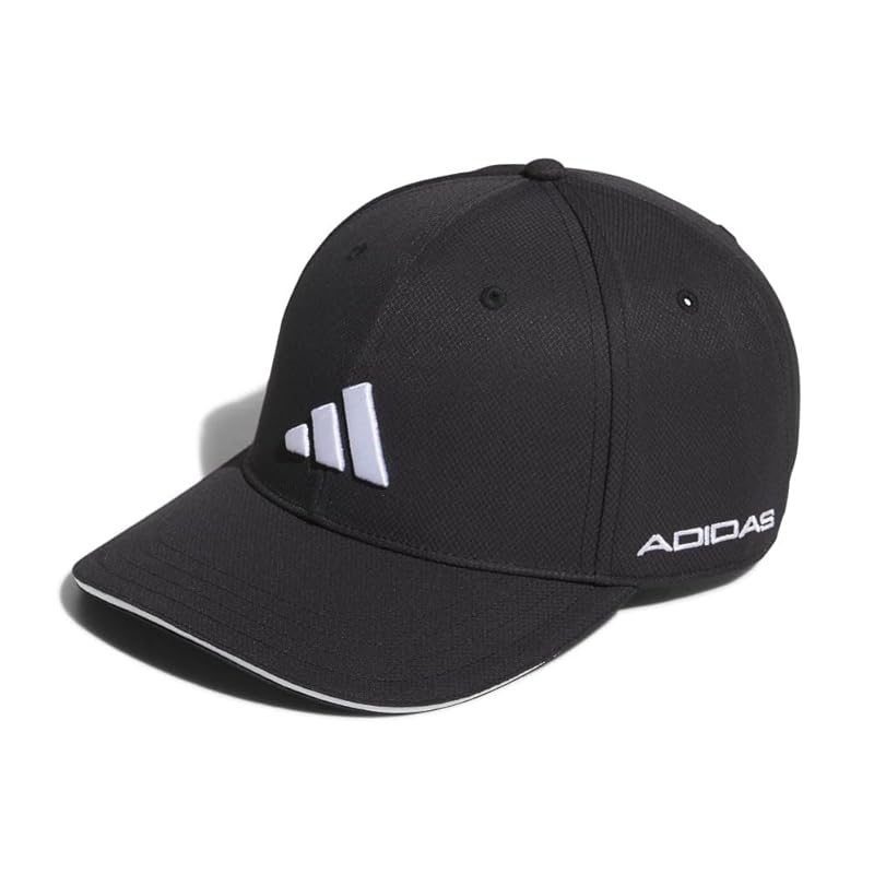 

[Adidas Golf] golf cap Side logo Cap men s black/white