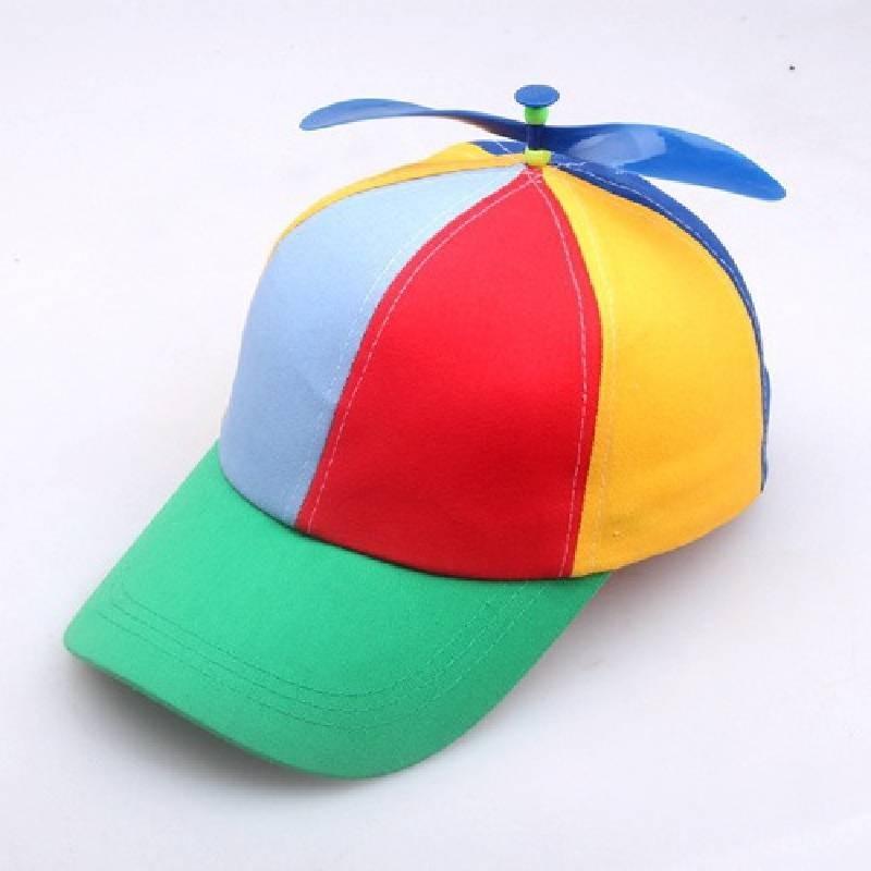 Detachable Propeller Bamboo Dragonfly Baseball Cap Sun Protection Hat Gifts