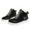 Women's Wide Width Mid-Top Snow Boots, Plush Lined Height Increasing Winter Shoes, Korean Style Casual Booties for Women
