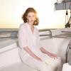 Sancai Women's Tassel Stand Collar Mid-Sleeve Top