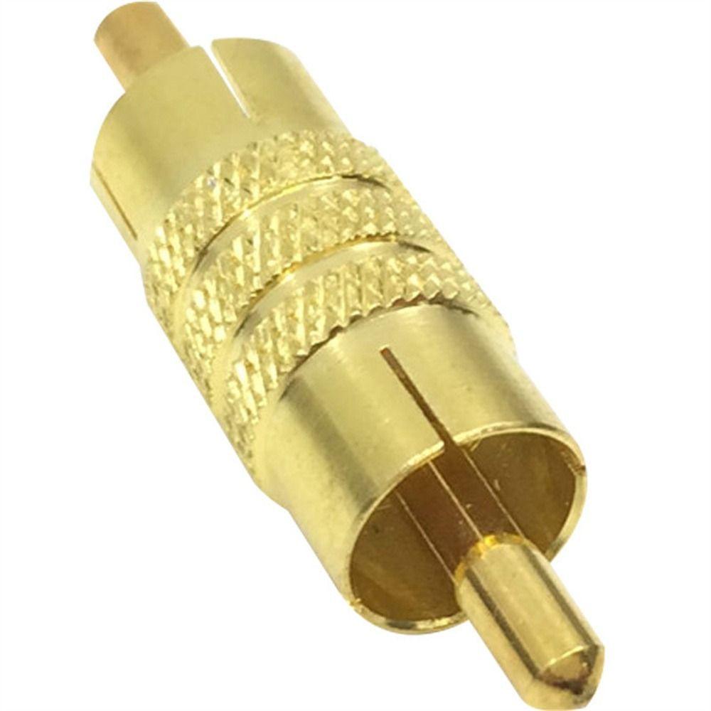 

Audio Connection RCA Male to Male Adapter RCA to RCA Connector Jack Adapter AV To AV Connector