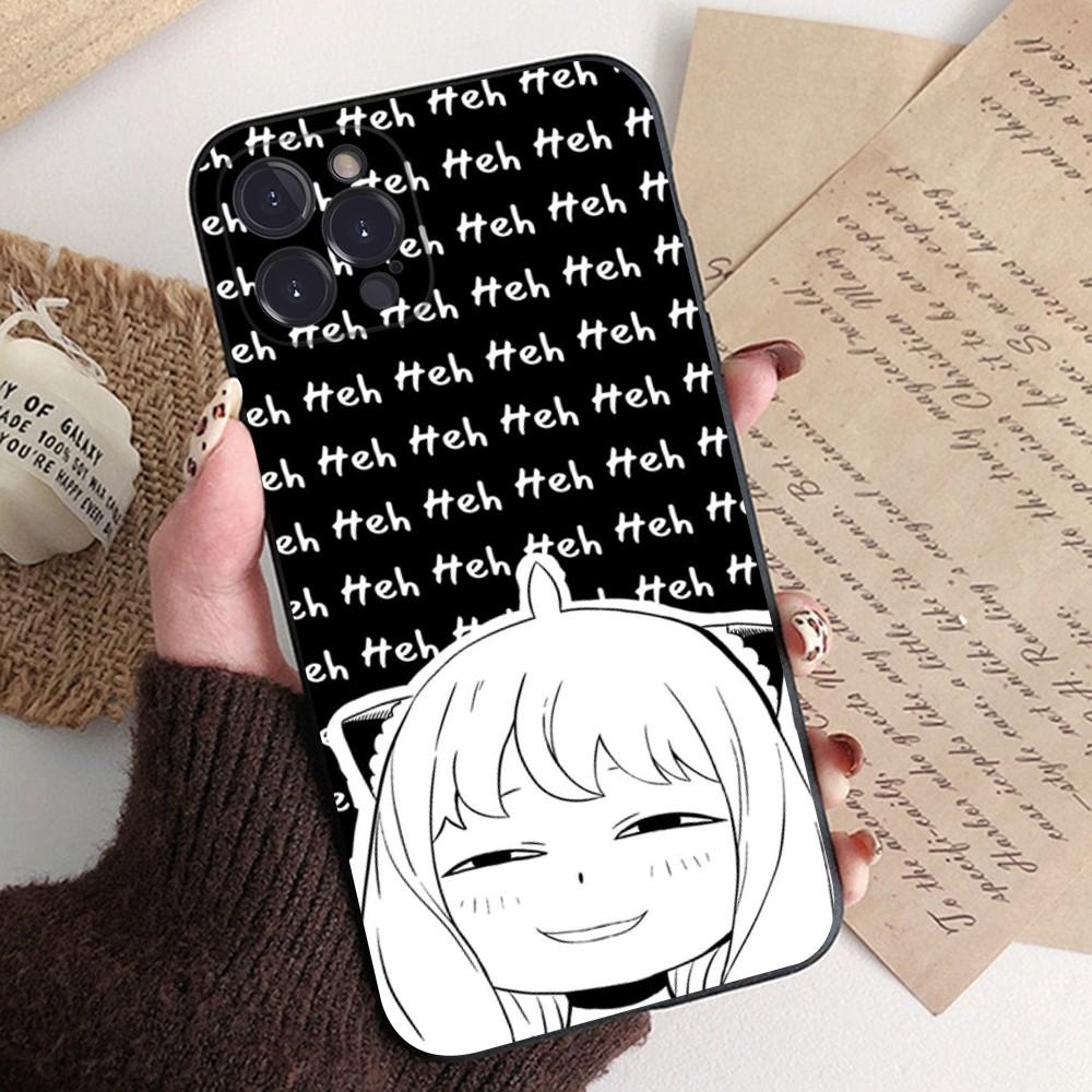 Cartoon SPY FAMILY Anime Phone Case Silicone Soft for iphone 15 14 13 12 11 Pro Mini XS MAX 8 7 6 Plus X XS XR Cover