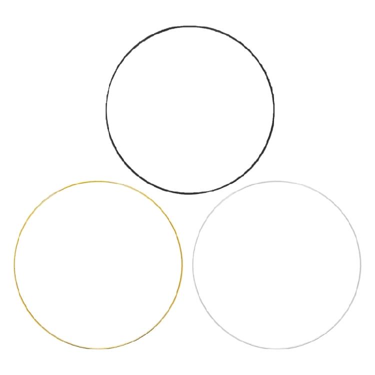 12 Zoll Eisen Blumenkranz Ringe Ring für Feiertags-Heimdekoration Festivalzubehör