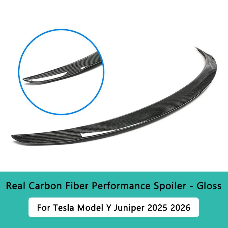 HEENVN Model Y Juniper Spoiler for Tesla Model 3 Highland Real Carbon Fiber Spoiler High Performance Trunk Wing Car Accessories