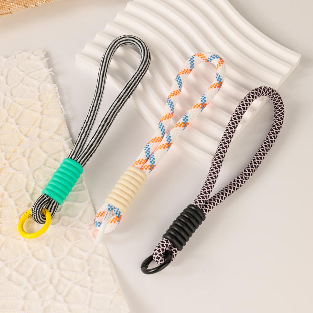 Multicolor Knot Mobile Phone Lanyard Creative Short Braided Lanyard Mobile Phone Case Key Ring Can Be Detachable To Preve