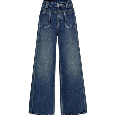 JOOZE ANNAKOD 2025 Winter Women's Denim Straight-Leg Jeans