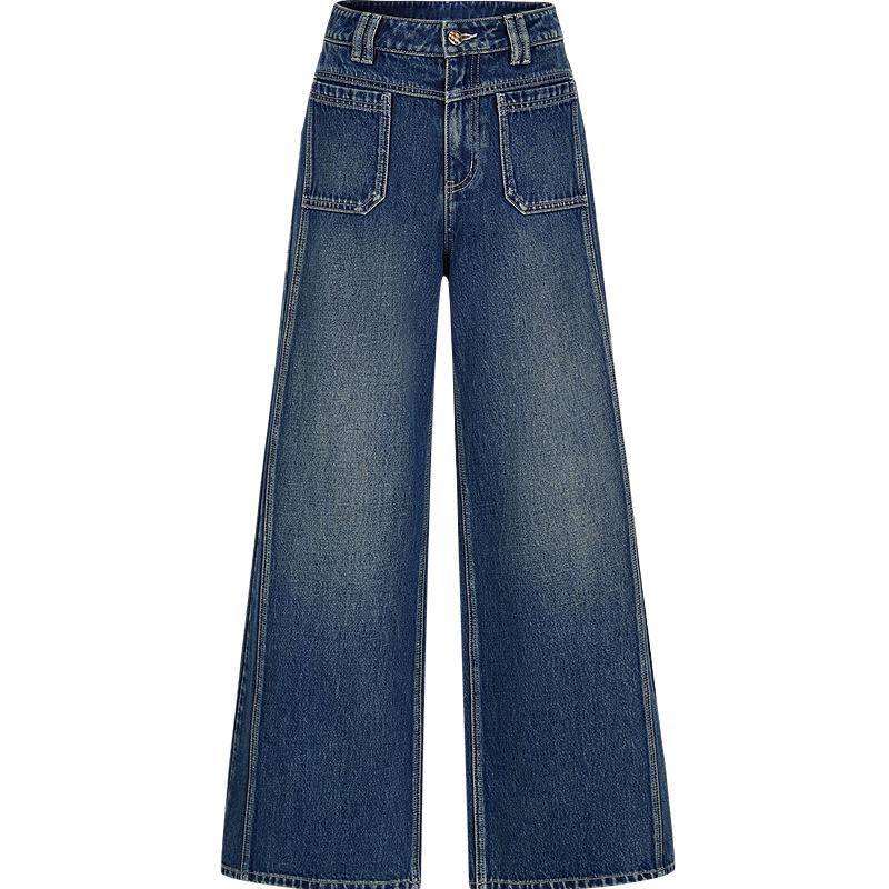 

JOOZE ANNAKOD 2025 Winter Women s Denim Straight-Leg Jeans XL