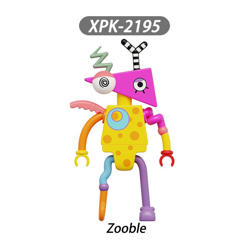 1pcs Magical Digital Circus Doll Assembly Block Figure Toys Cute and Magical Digital Circus Doll Children's Christmas