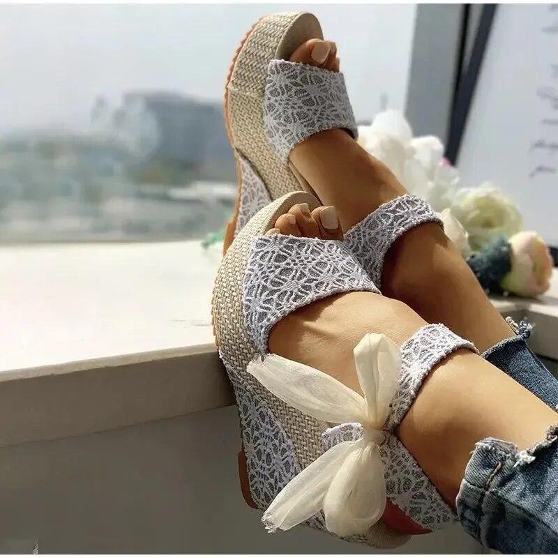 Leisure Women Wedges Heeled Women Shoes Summer Sandals Party Platform High Heels Shoes Woman