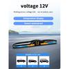 Voice Prompt 8-Probe Parking Sensor System 22mm 12V Reversing Radar Source Factory Car Parking Assistance Device
