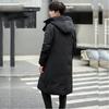 2025 New Long Cold Clothing Men's Long Youth Men's Winter Casual Thickened Hooded Jacket