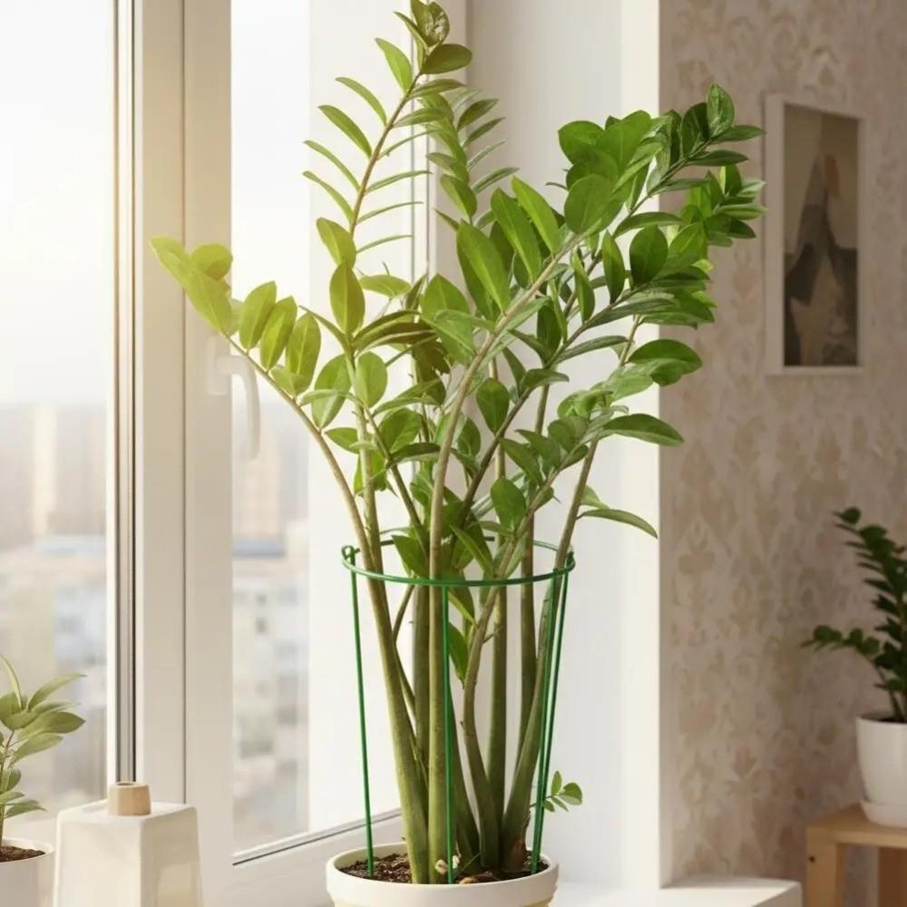 2PCS Half-Ring Plant Support Stakes U-Shaped Plant Pot Frame Plant Climbing Trellis  Garden