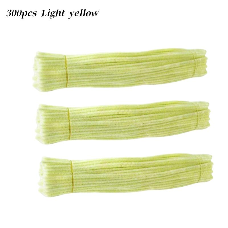 300 Pieces 21 Light Colors Pipe Cleaners Craft Supplies Chenille Stem Pipe Cleaners Bulk for Kids Creative DIY Project