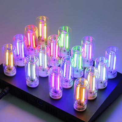 Mini USB LED světlo 7 barev RGB do auta USB LED osvětlení interiéru Smart