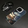Eiffel Tower Phone Case For iPhone 16,15,14,13,12,11,Mini,Pro,MAX White Matte Shockproof Cover