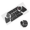 Enhance Your Driving Experience With Black Button Repair Decal Sticker Set For Buick Verano AC Climate Control