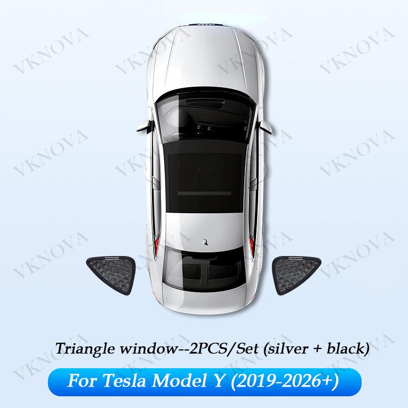 For Tesla Model YL 3 Y Juniper Highland 2025-2017 Upgraded Sunshade Side Window Shade Cover Windshield Sun Visor Privacy CampingWindshield Sunshades