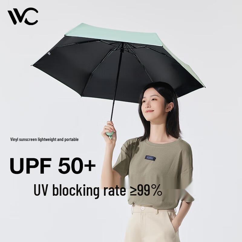VVC VGY4S206 Portable 5-Fold UV Protection Capsule Umbrella