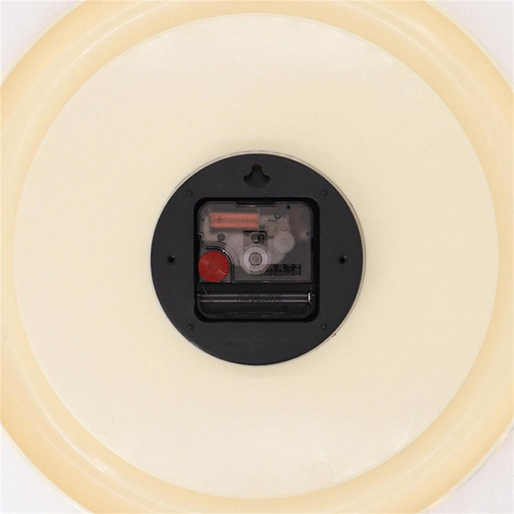 Decorative Bubble Clock with Creamy Aesthetic for Living Room Bedroom or Office Quiet Movement Wall Table Clock Decors