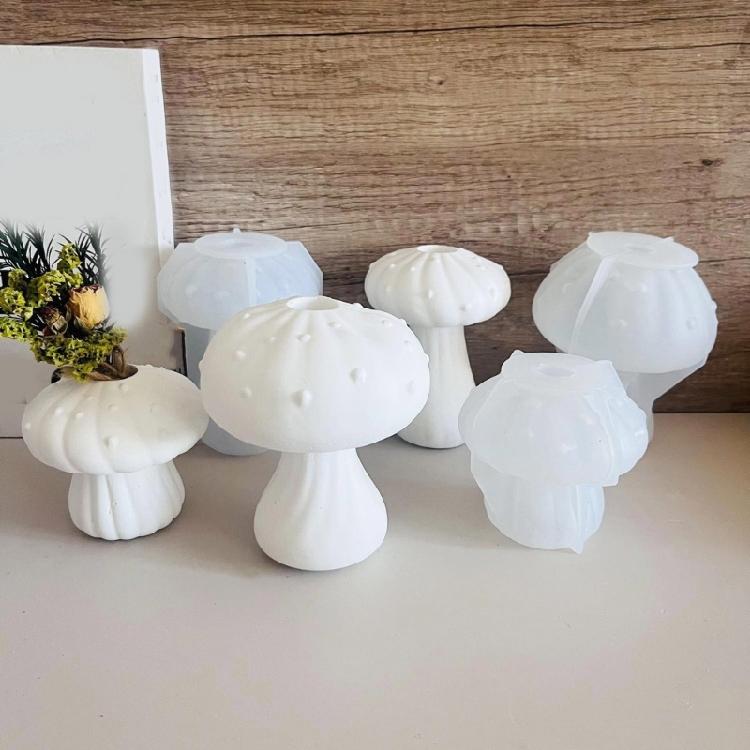 Eleganter pilzförmiger stabiler Silikon-Blumentopf-Formwerkzeug Must-Have-Zubehör für den Heimgebrauch Resin-Art-Enthusiasten