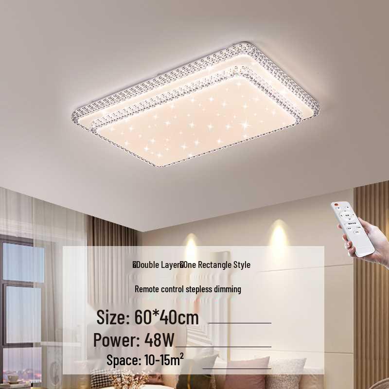 Modern Luxury Faux Crystal Chandelier: Round Ceiling Lamp for Living Room or Bedroom