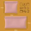 2pcs Mini Portable PU Storage Bags Automatic Closure Storage Bag Data Cable Earphones Lipstick Wallet