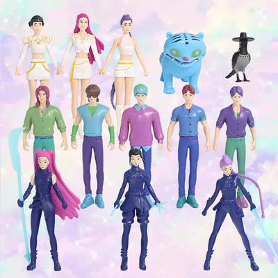 NEU Kpop Dämonenjäger Figur Cartoon Kawaii Tiger Rumi Mira Zoey Actionfigur PVC Schreibtischdekoration Modell Puppe Spielzeug Kindergeschenk