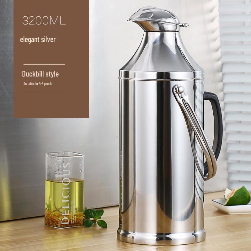 HANDUNYOU 3.2L Stainless Steel Insulated Thermos