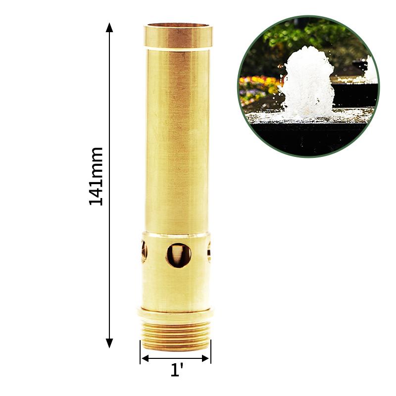 1/2" 3/4" 1" Brass Swimming Pool Decorative Fountain Nozzles Head For Outdoor Music Water Fountain Waterfall Garden Decoration