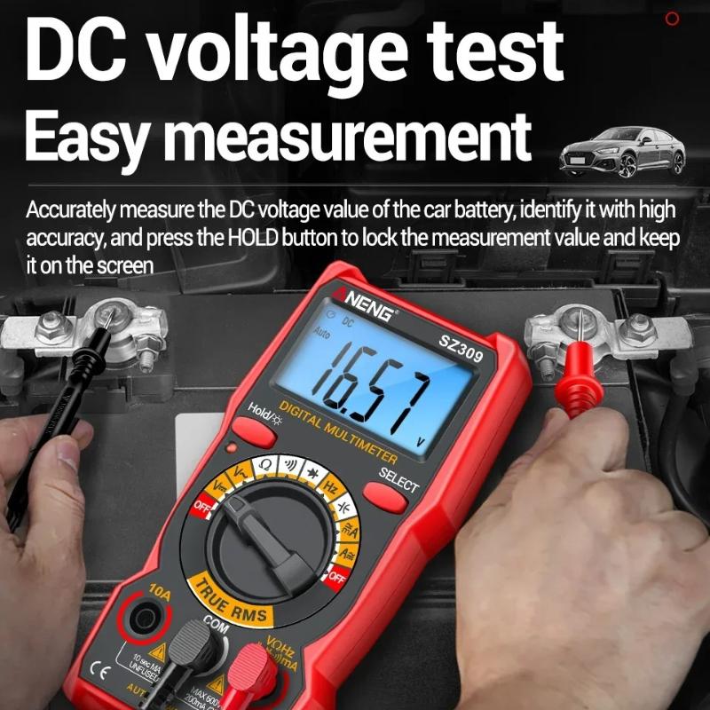 Multifunctional ANENG SZ309 Smart Multimeter 1999 Count Digital Professional High Precision AC/DC Voltage Meter Multimetro Portable Electrician Tools