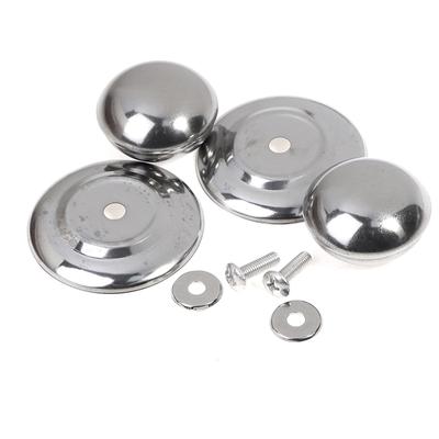 2 Teile/satz Edelstahl Austauschbare Abdeckung Taste Pan Topf Glas Deckel Abdeckung Griff