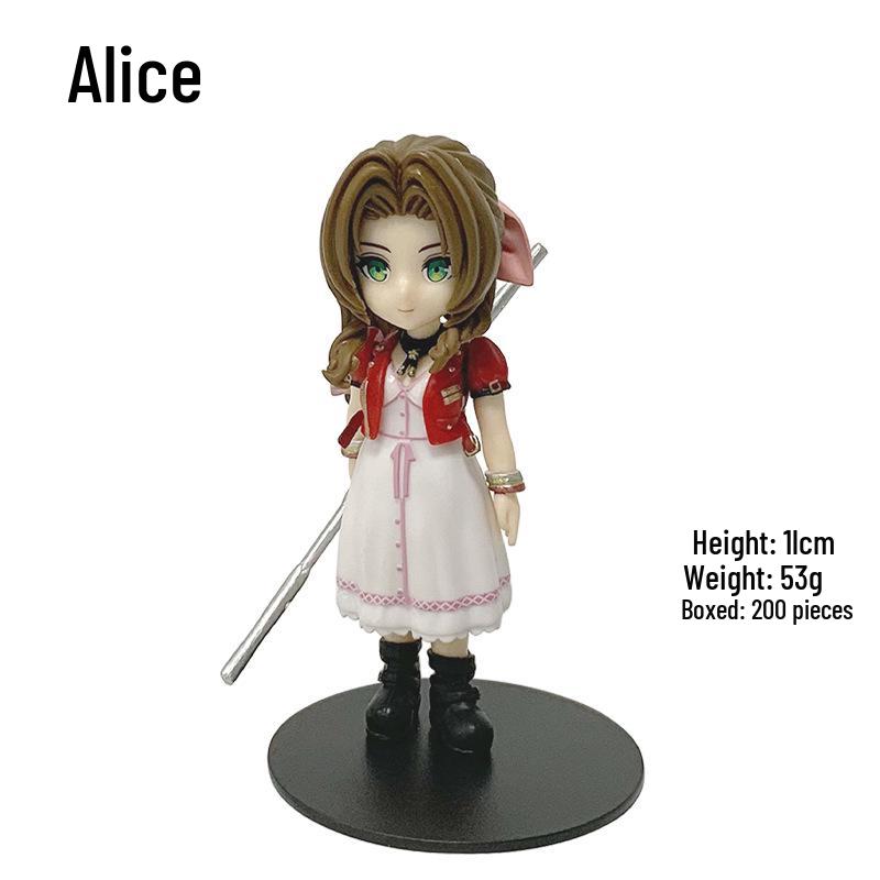 

Чиби-фигурки Final Fantasy VII: Тифа, Зак, Клауд и Аэрис Орнамент