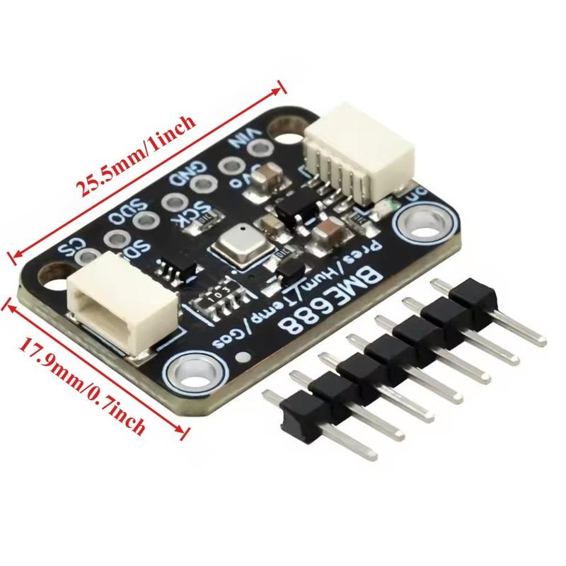 BME688 Sensor Module Temperature Humidity Pressure Gas AI Air Quality Monitor I2C SPI for Arduino ESP32 IoT Project